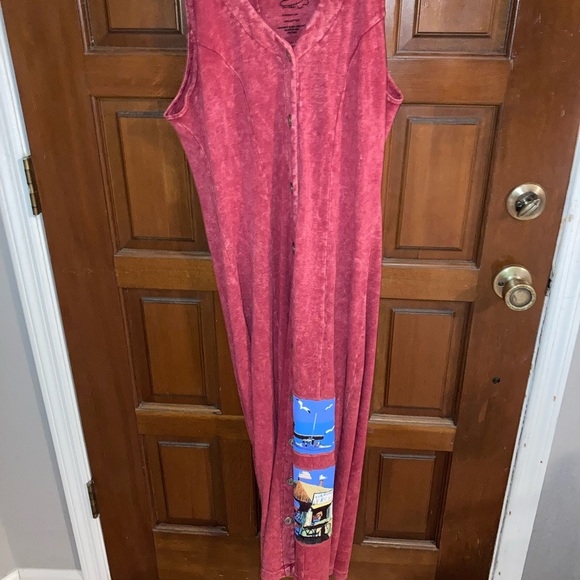 Michael Leu Collection Red sleeveless dress sizeXS(SIZE UP)so so STRETCHY - Picture 1 of 7